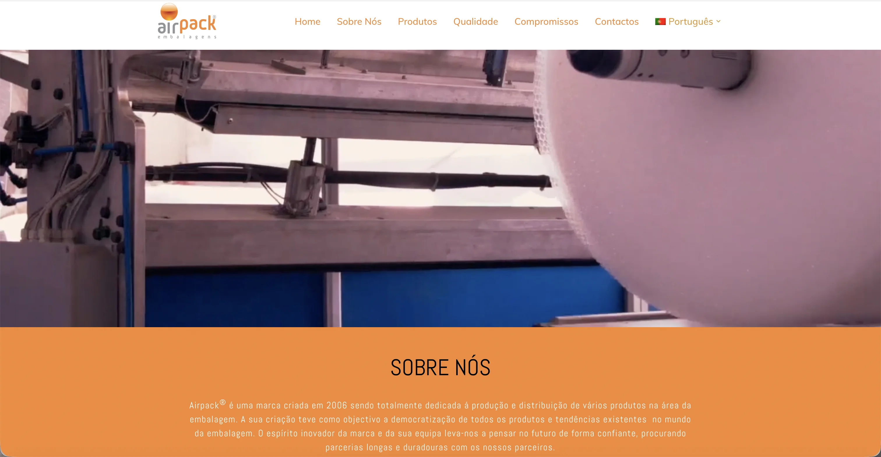 Site Industrial — antes